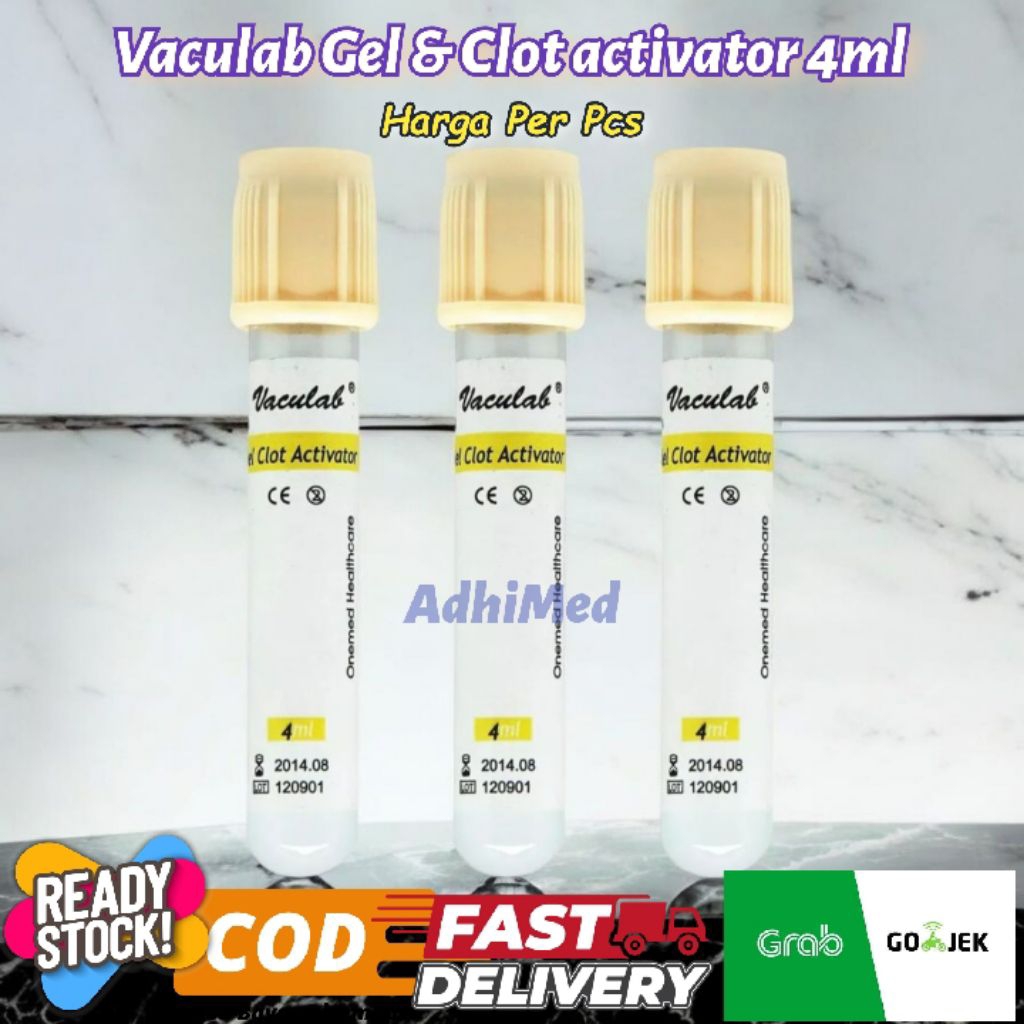 vaculab gel & clot activator 4ml
