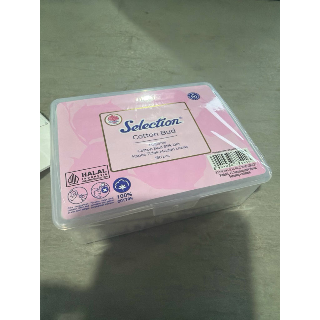 (2pcs) Selection cotton bud 180 pcs