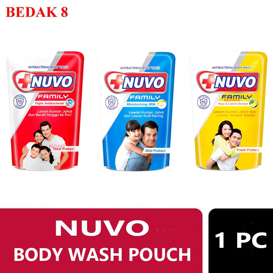 NUVO Body Wash Refil 200ml (VARIASI RANDOM !!!!)