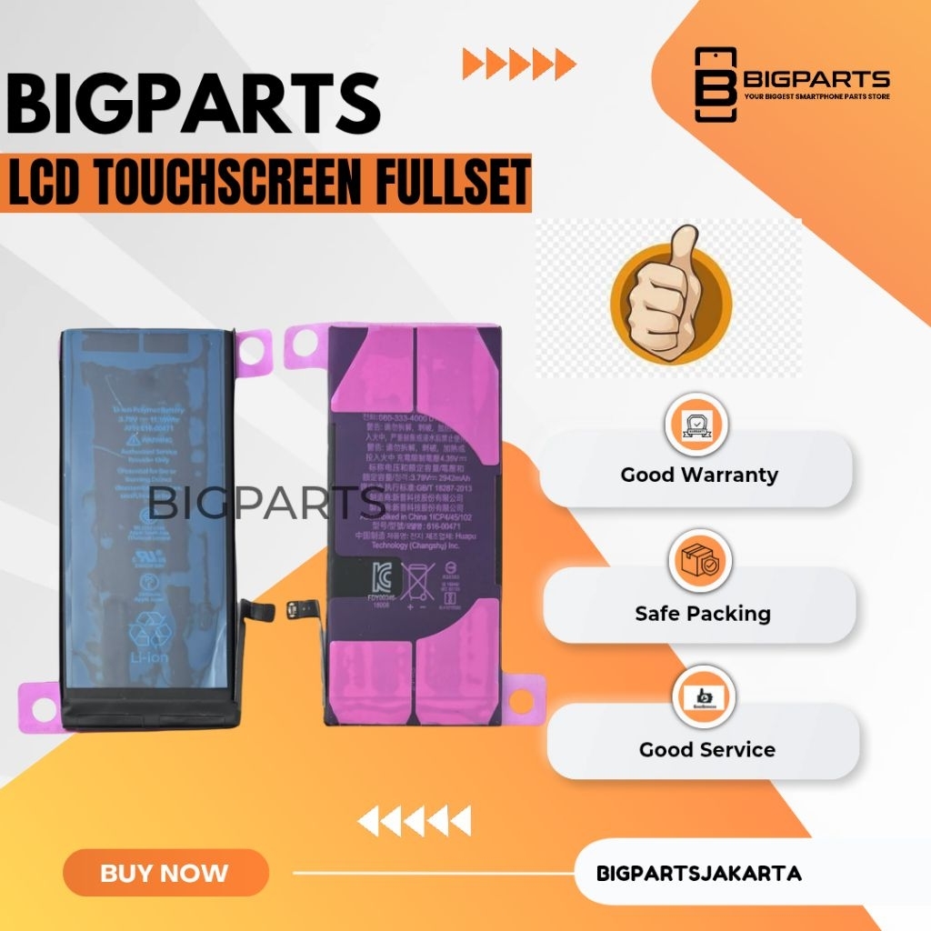 BATTERY BATERAI IP XR