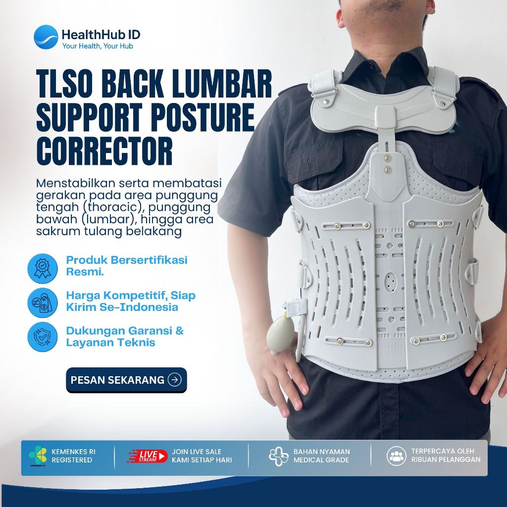 TLSO Back Lumbar Support Posture Corrector Allsize