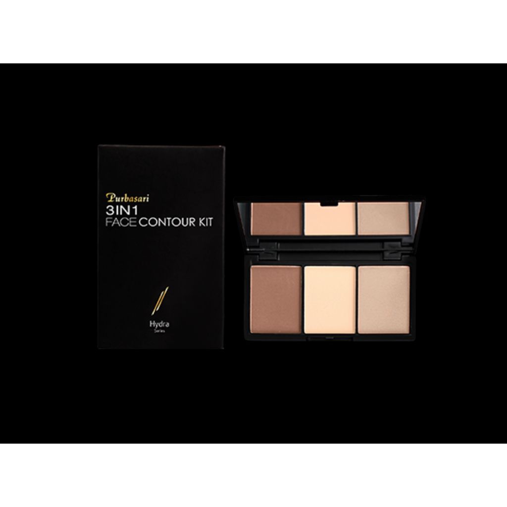 Purbasari 3in1 Face Countour Kit
