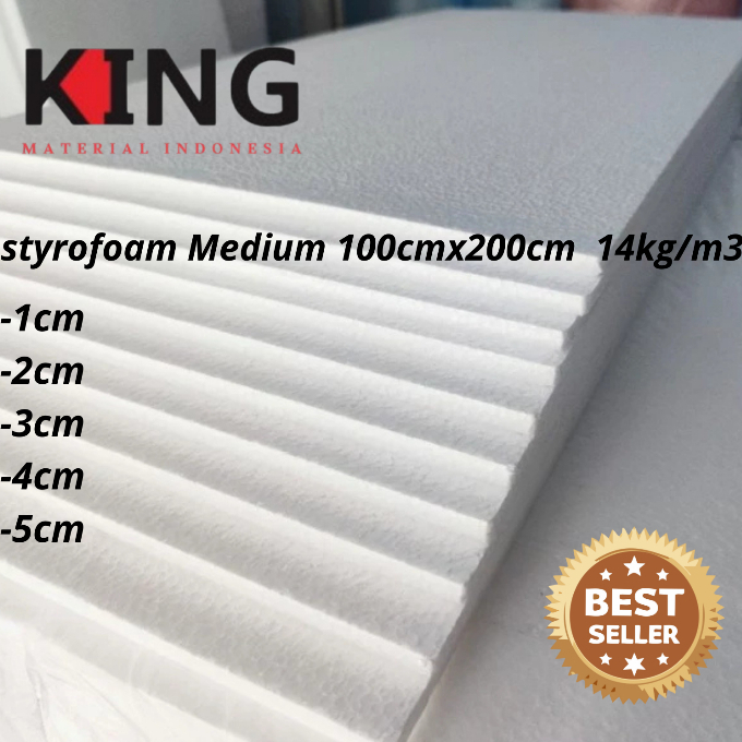 Styrofoam 4cm medium 100cmx200cm