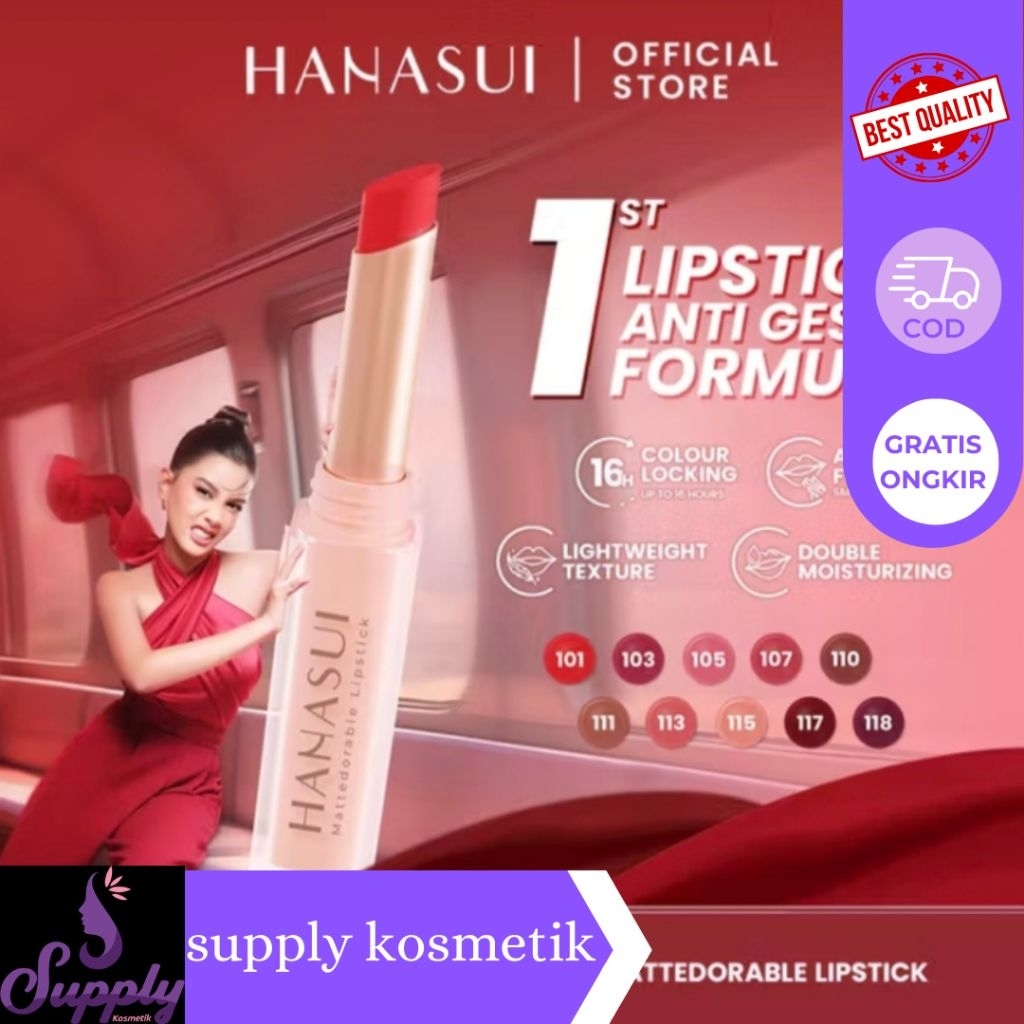 HANASUI mattedorable lipstick