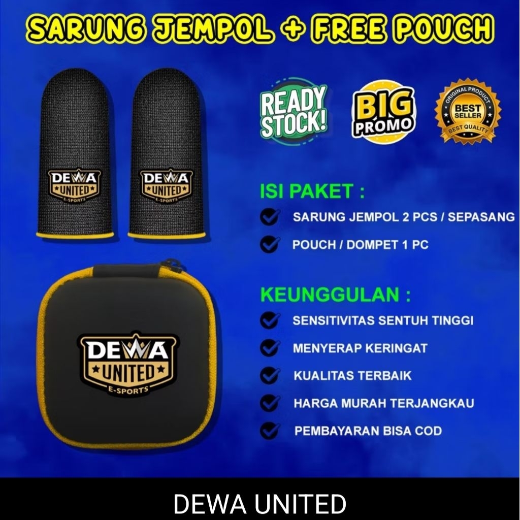 cod sarung Jempol dewa united sarung Jempol logo tim Premium