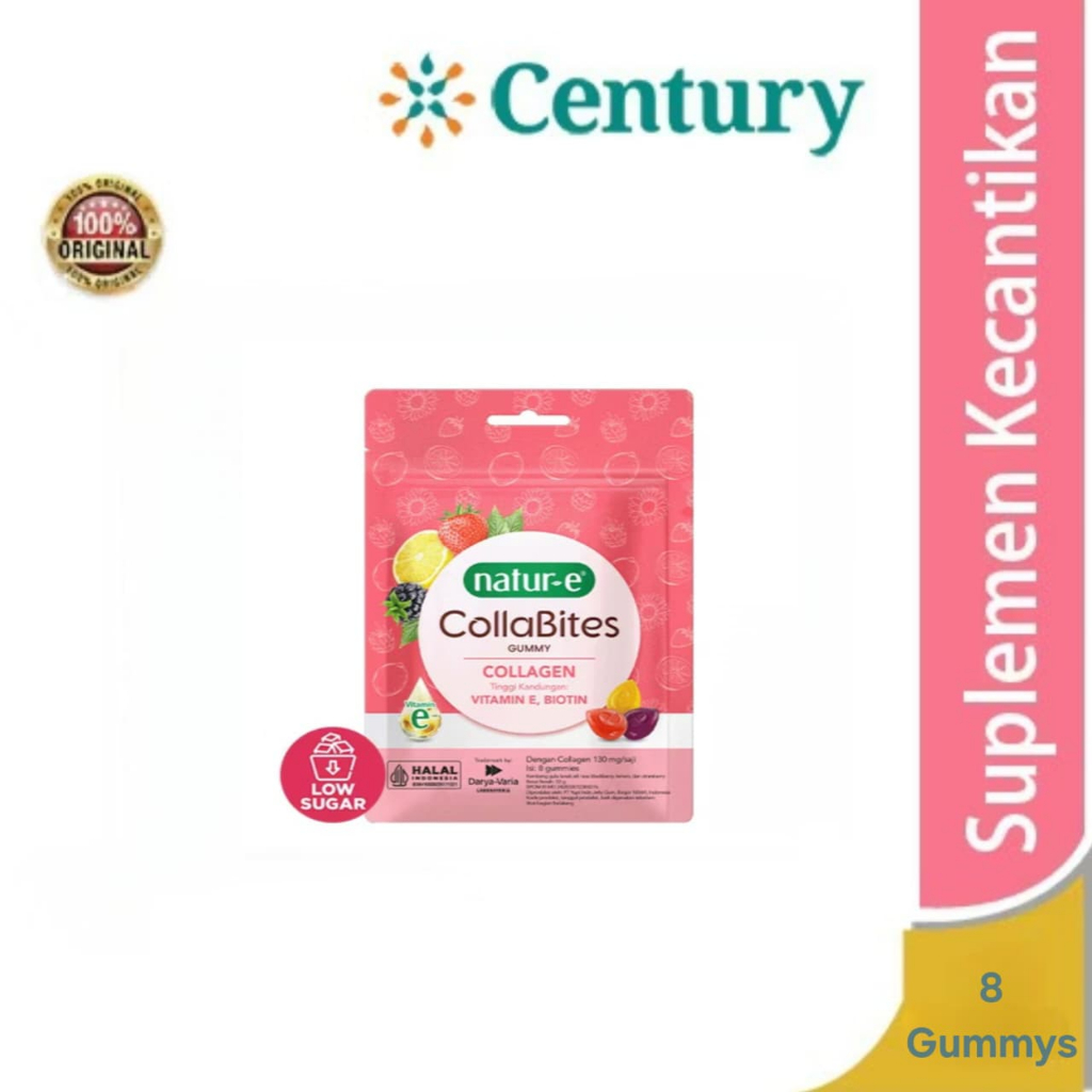 Natur-E CollaBites Gummy Collagen Vitamin E Biotin