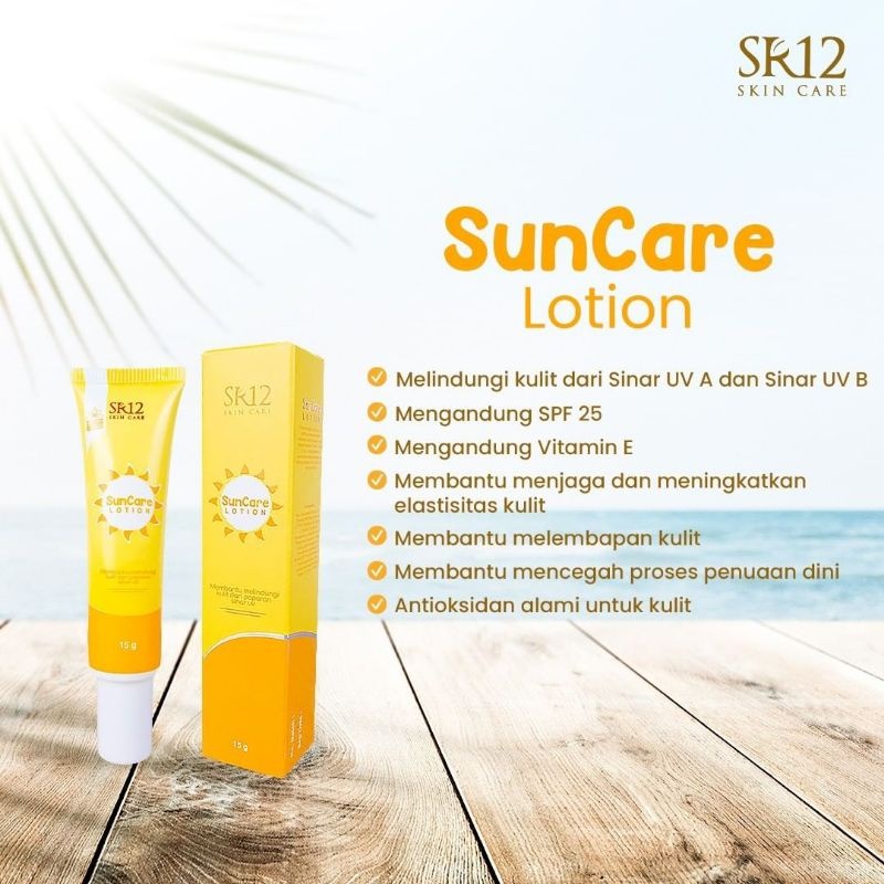SR12 Suncare lotion 15gr