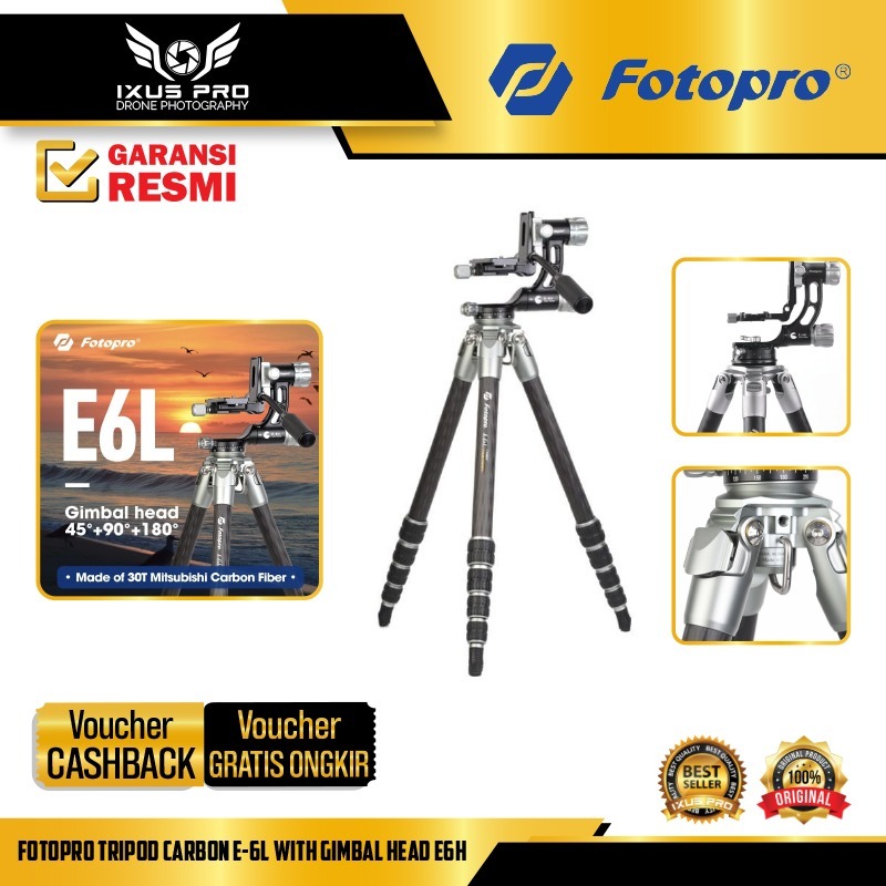 Fotopro Tripod Carbon E-6L with Gimbal head E6H