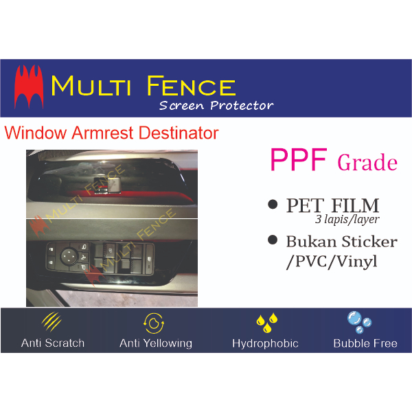 Anti Gores Panel Window Armrest Destinator 4 pcs