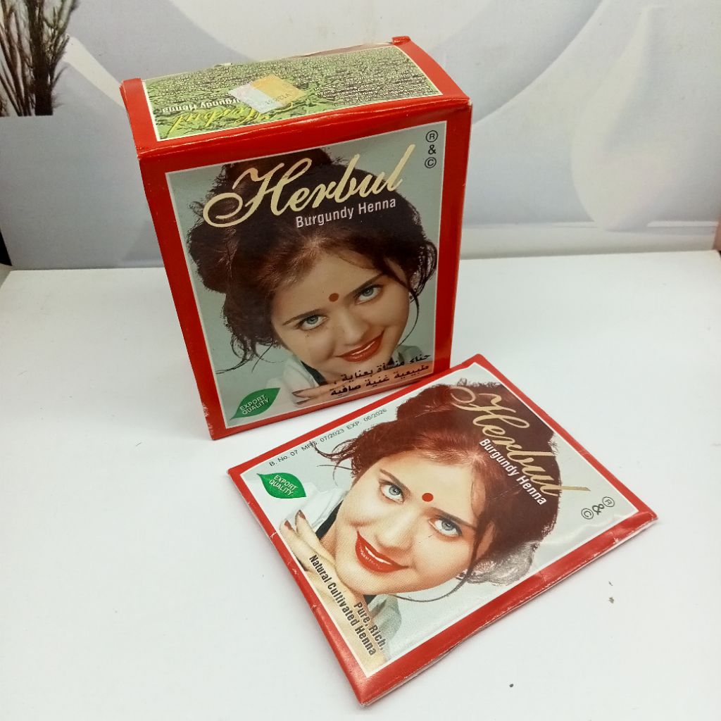 PERBOX HENA BURGUNDY
