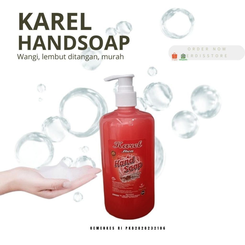 karel sabun cuci tangan