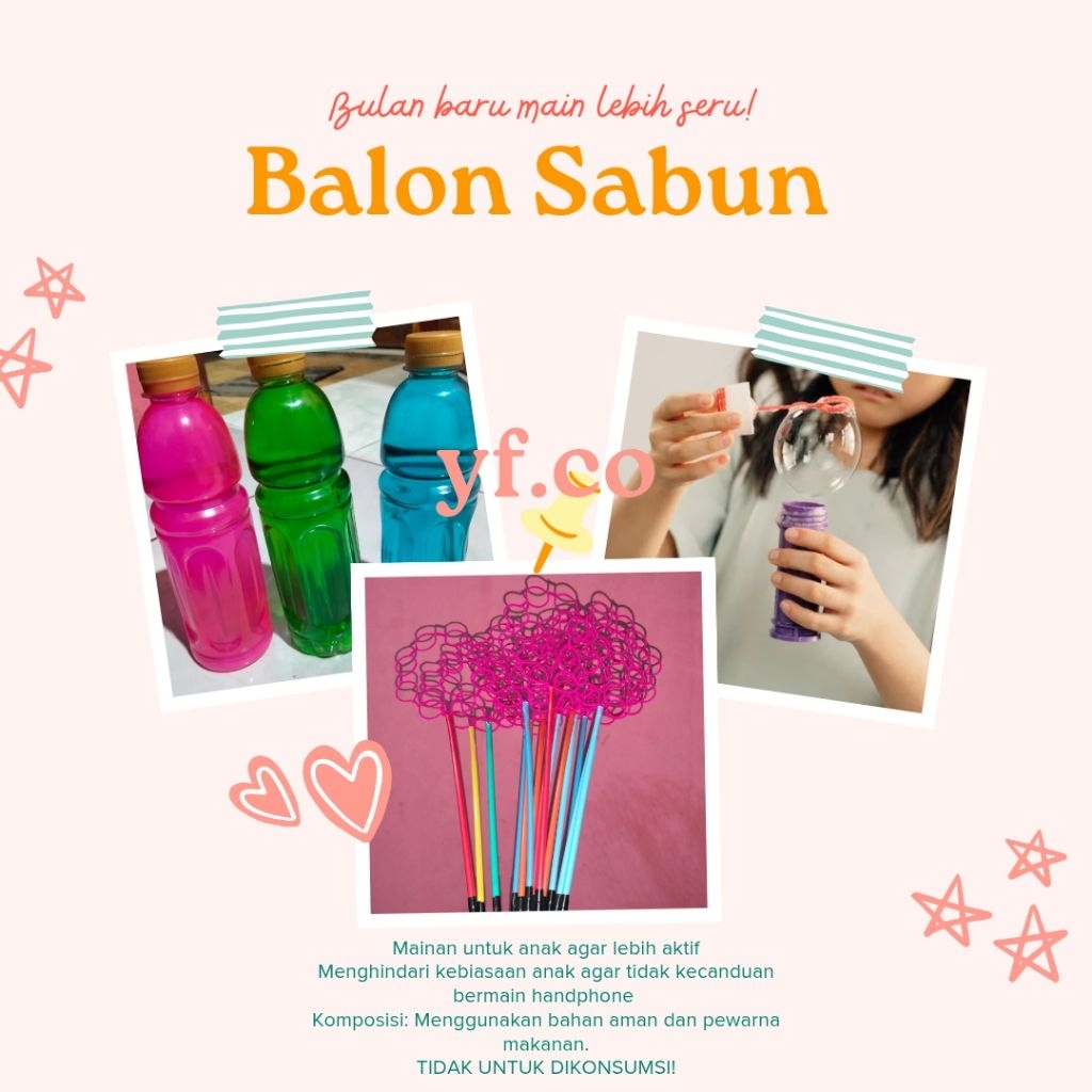Balon sabun/bubble sabun 350ml