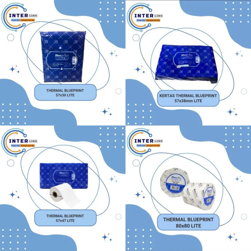 Kertas Struk Thermal Blueprint Lite