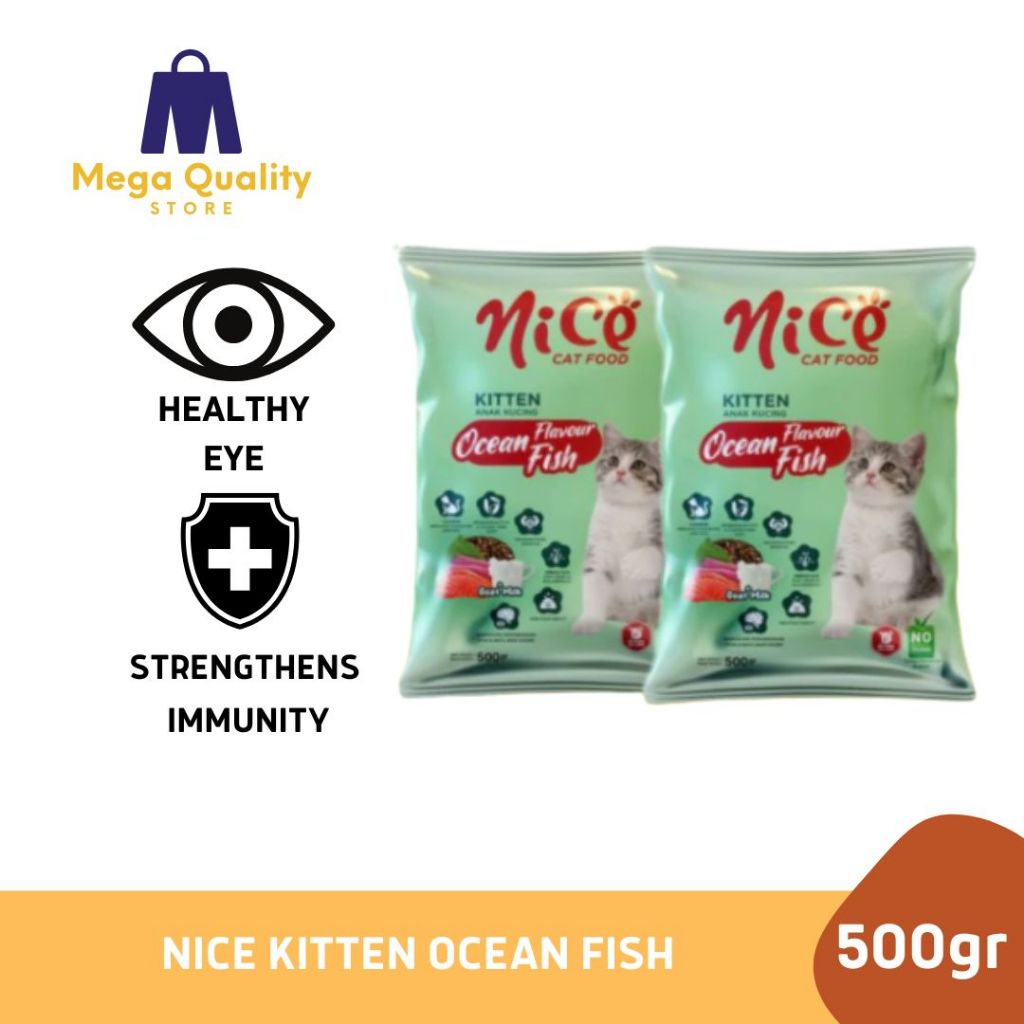 Nice Kitten Ocean Fish Makanan Kucing 500gr
