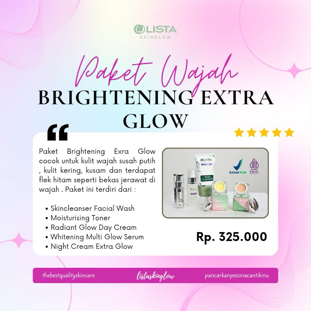 PAKET BRIGHTENING EXTRA GLOW