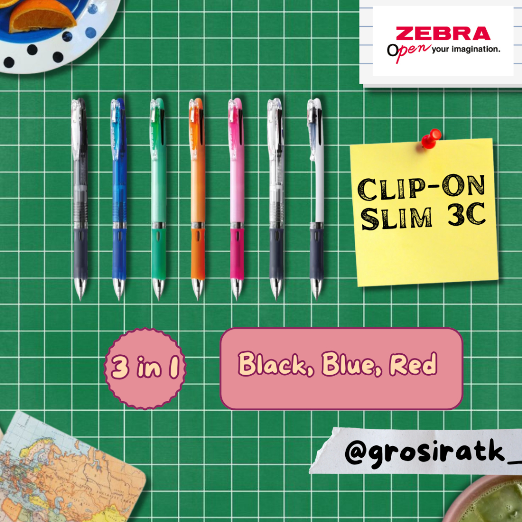 Zebra Clip On Slim 3C