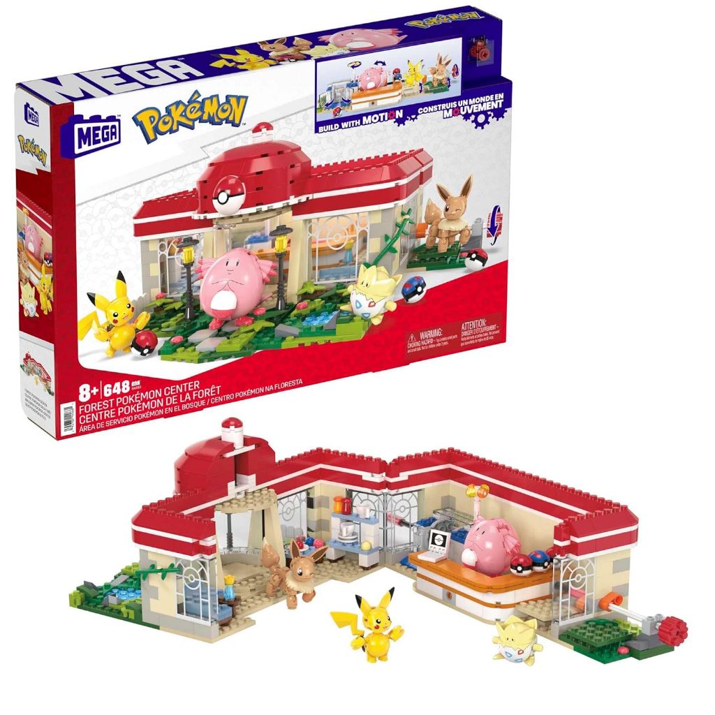 Mega Pokemon Action Figure Building Set 648 Pcs