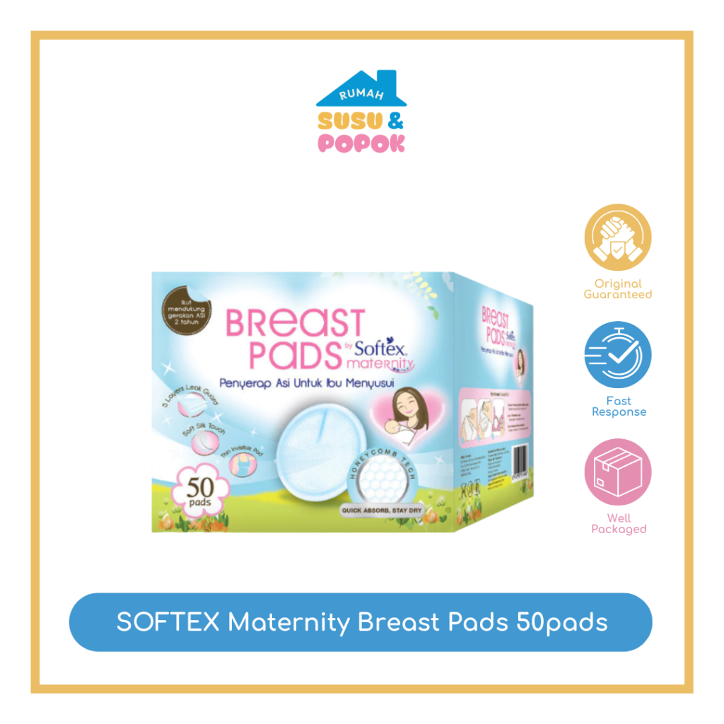 SOFTEX Maternity Breast Pads isi 50 pads