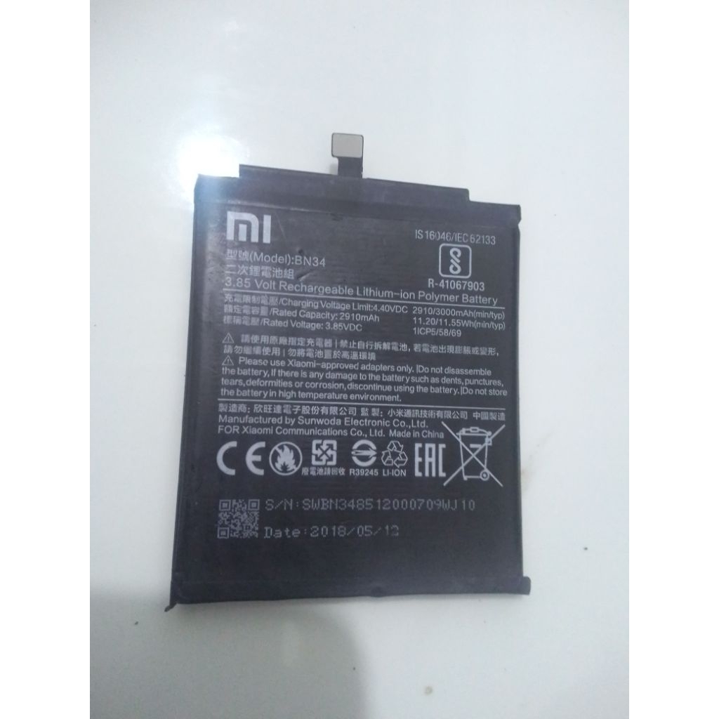 Redmi5ABatreiBN34original