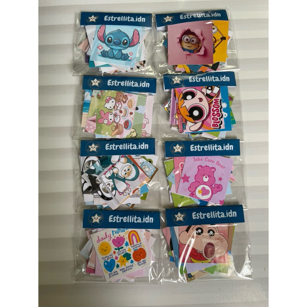 (HANDMADE) Sticker Pack Character 5x5