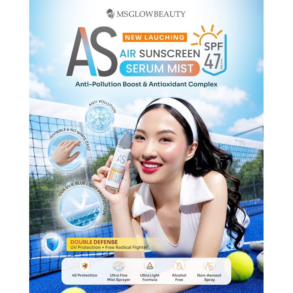 Air Sunscreen Serum Mist MS Glow