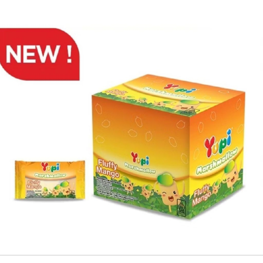 Yupi Marshmallow Fluffy Mango isi24pcs