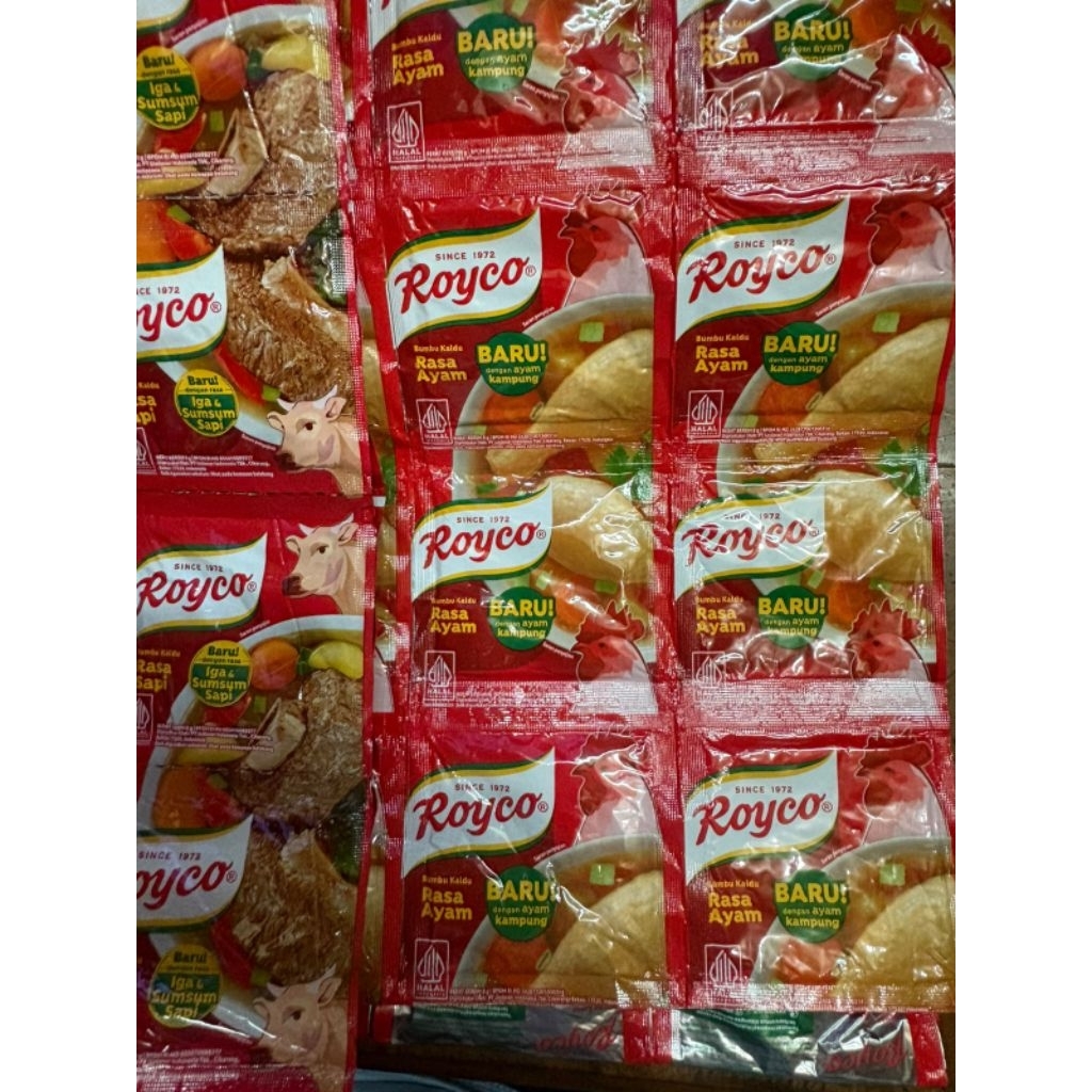 royco ayam Dan sapi rencengan