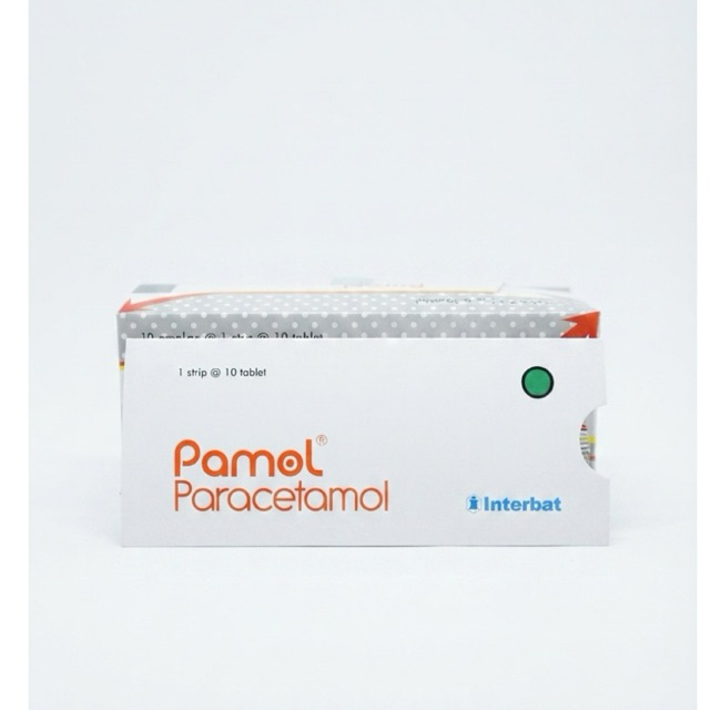 Pamol interbat tablet Paracetamol 1strip 10tablet