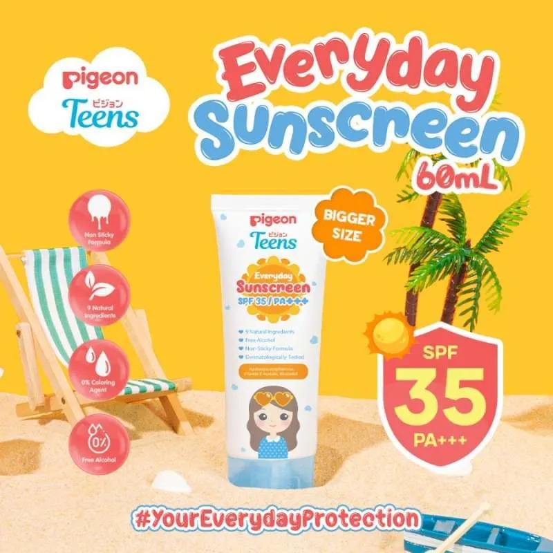 PIGEON TEENS EVERYDAY SUNSCREEN MOISTURIZER
