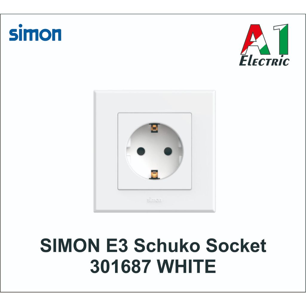 Stop Kontak SIMON E3 301687 White