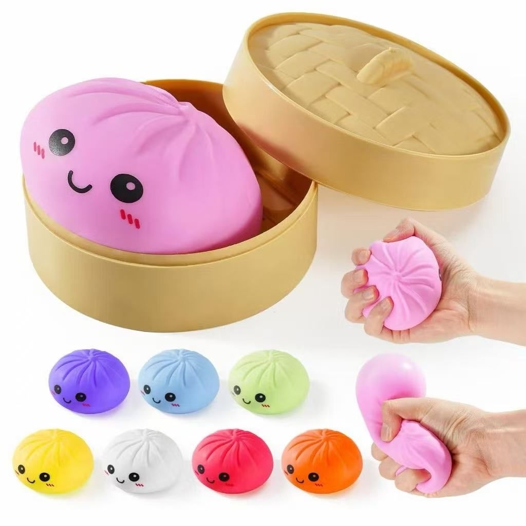 mainan squishy stress ball dumpling