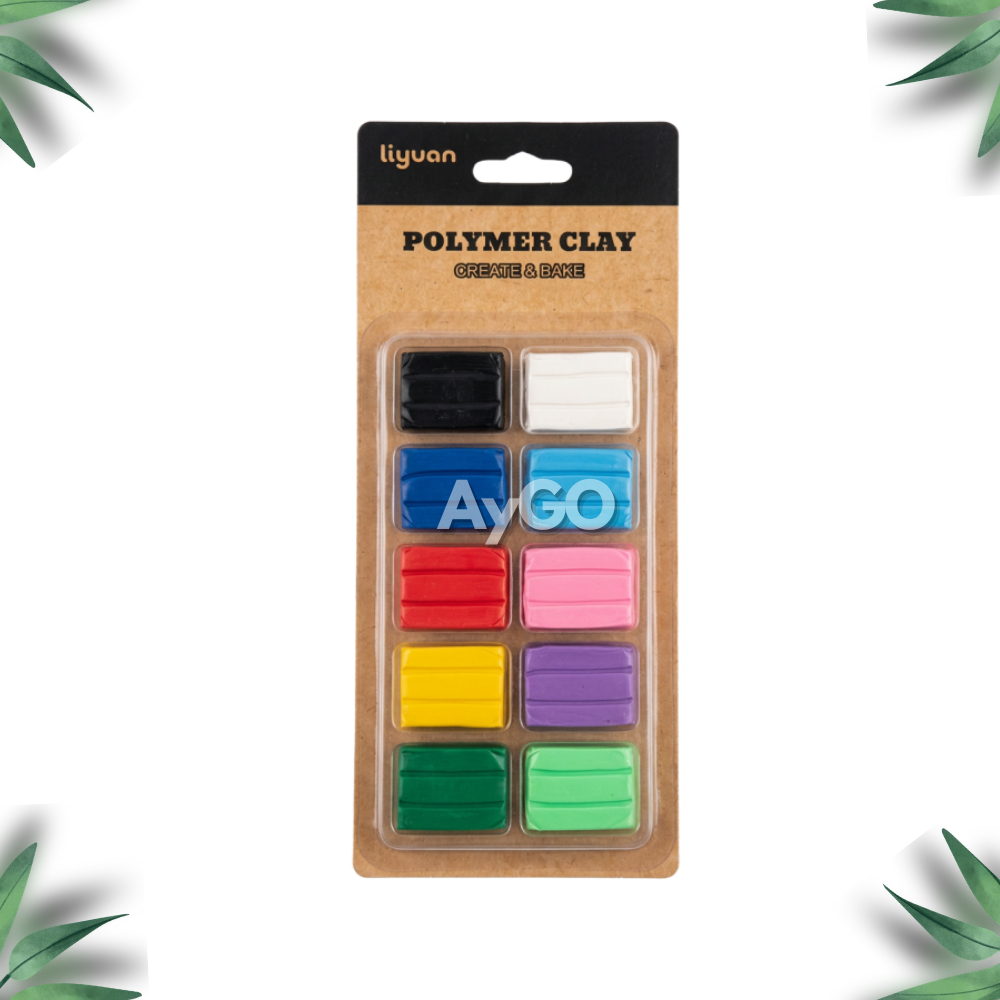 POLYMER CLAY MAKE AND BAKE 10 WARNA