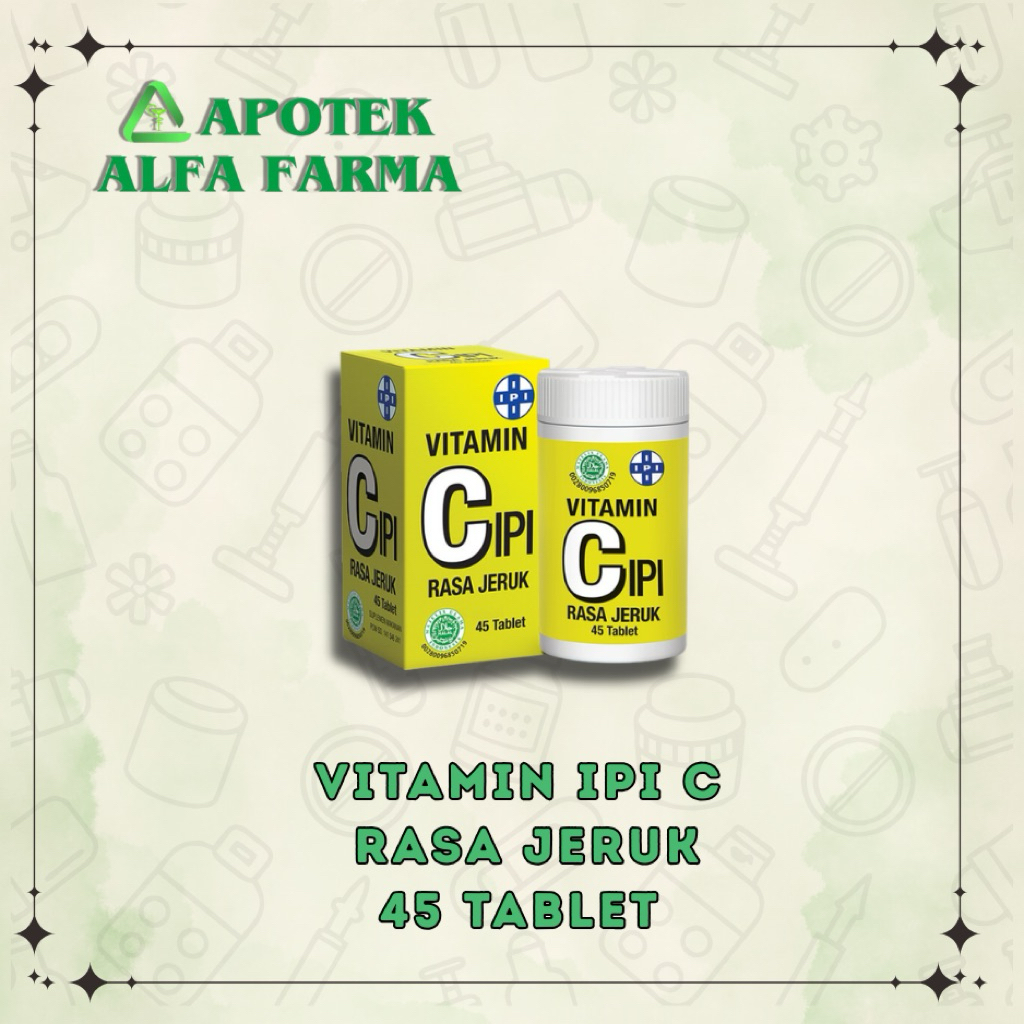 Vitamin Ipi C Rasa Jeruk 45 Tablet