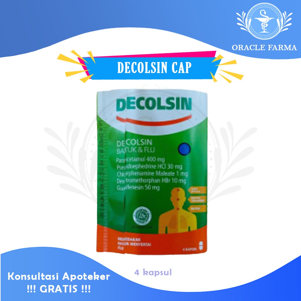 DECOLSIN CAP STR 4S