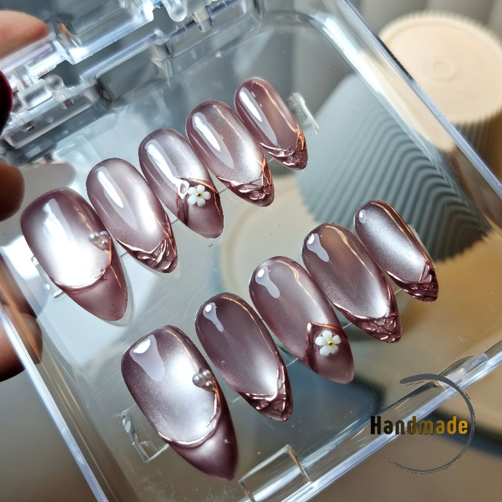 Press on nails cat eye (TNs14)