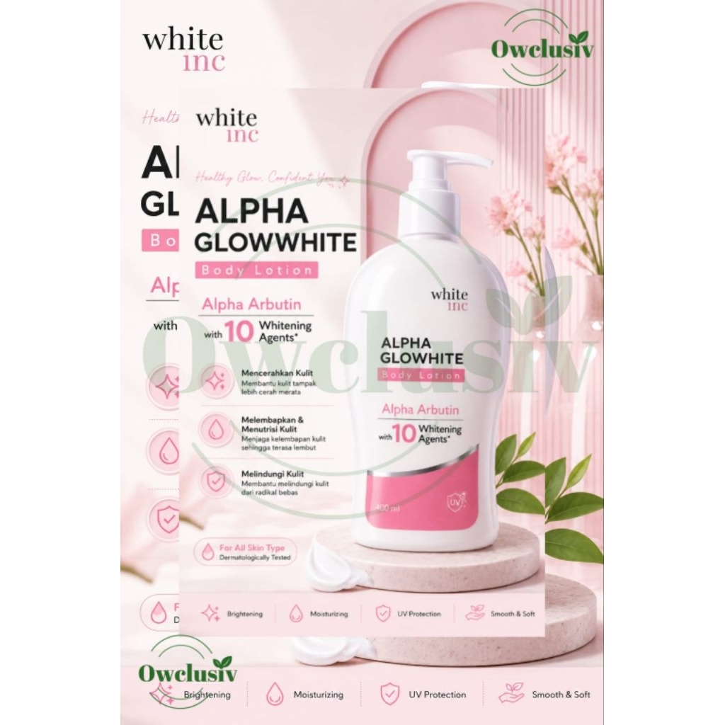 ALPHA GLOWHITE BODY LOTION 400ML