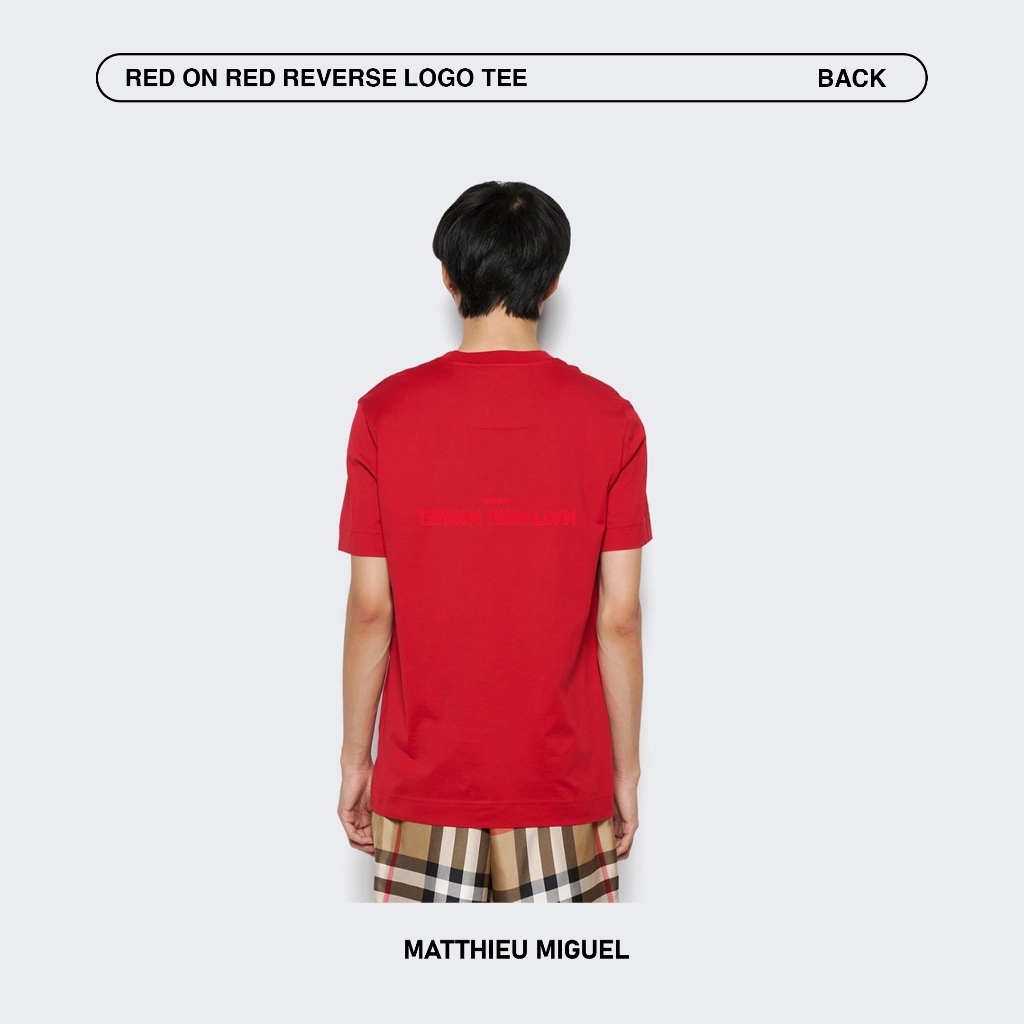 MM Jakarta - RED ON RED REVERSE LOGO TEE