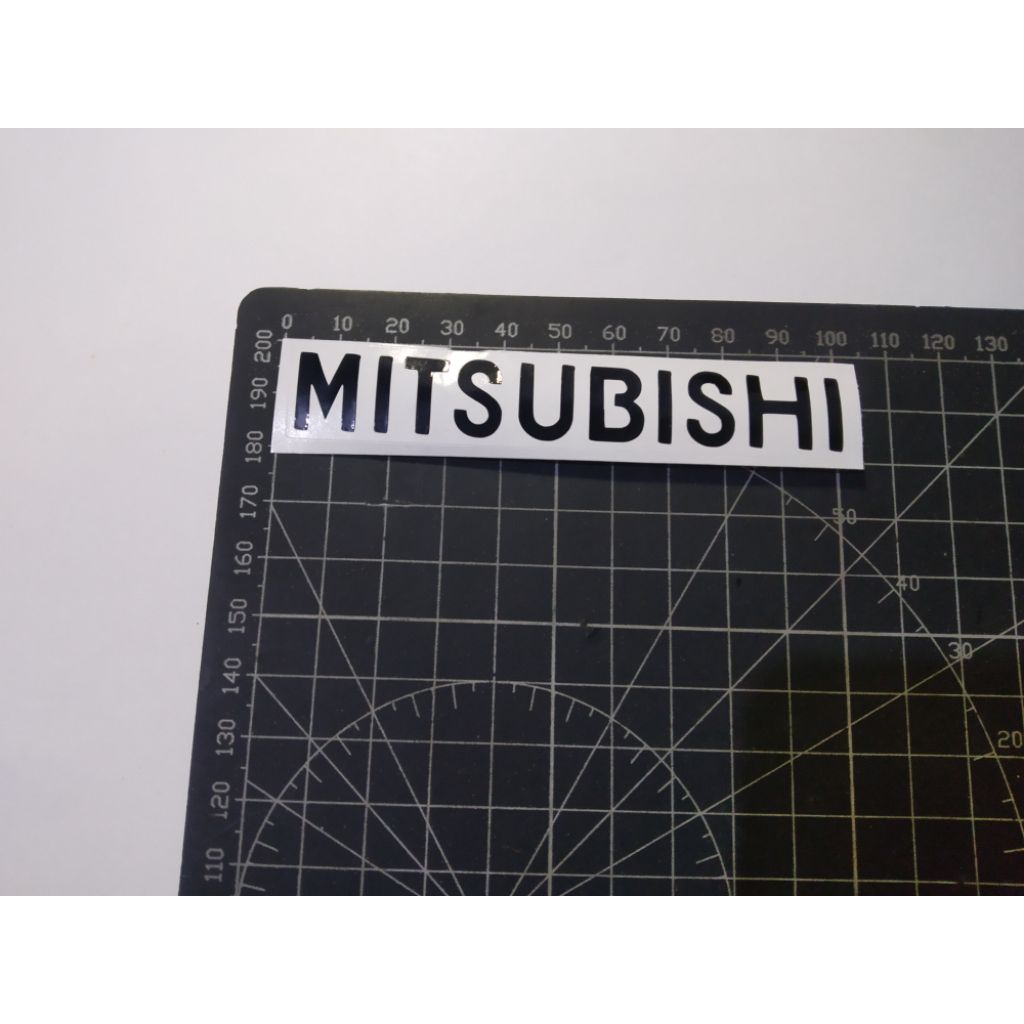 stiker cutting mitsubishi