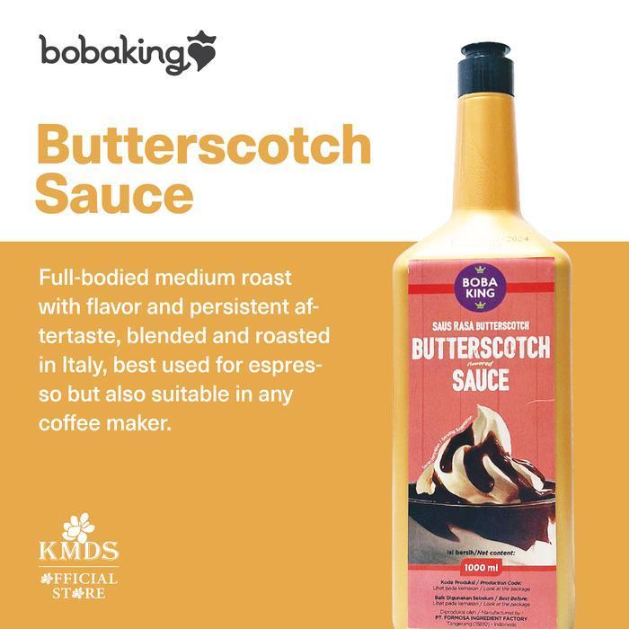 BOBAKING BUTTERSCOTH SAUCE 1L/1000ml