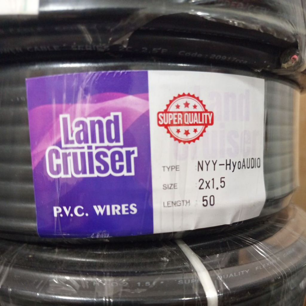 KABEL SERABUT 2X1,5X50YARD