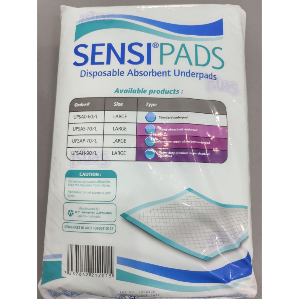 Sensi Pads 10 underpads