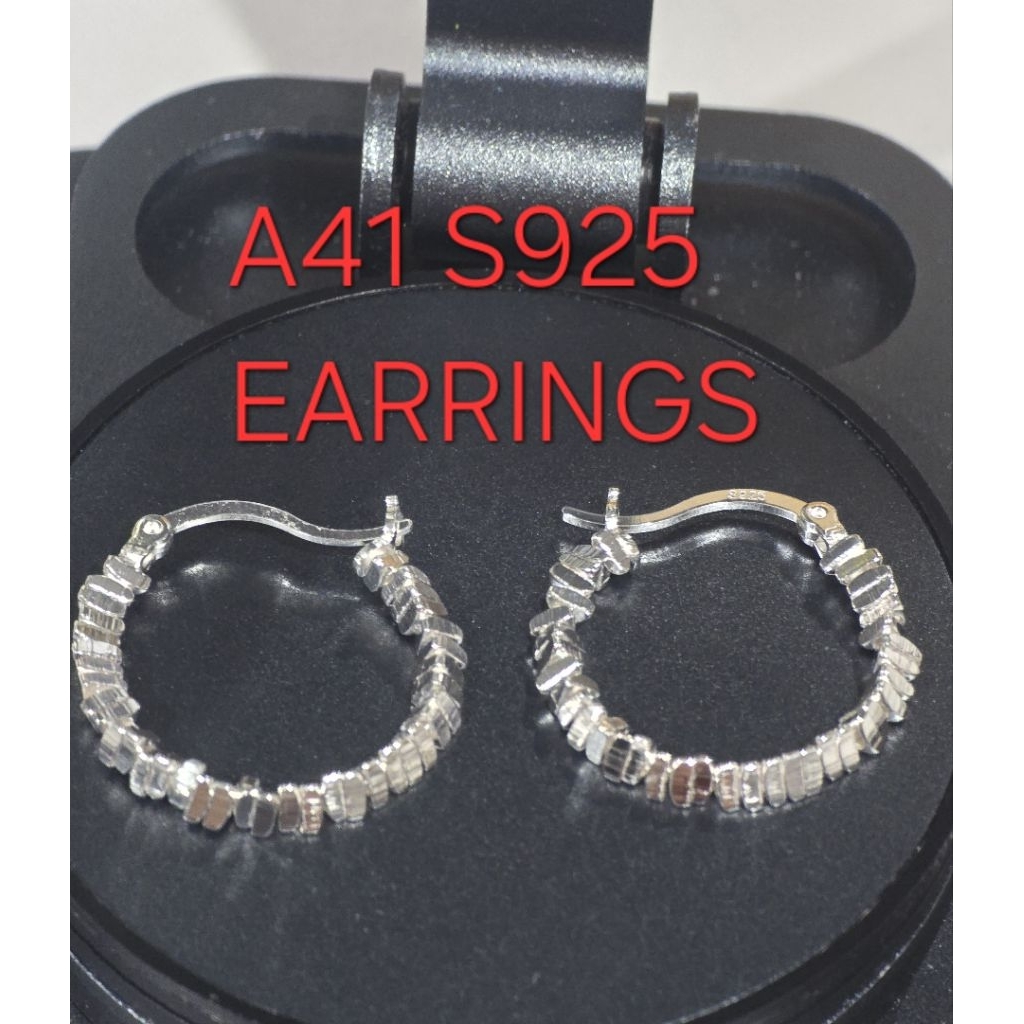 A41 EARRINGS SILVER 925