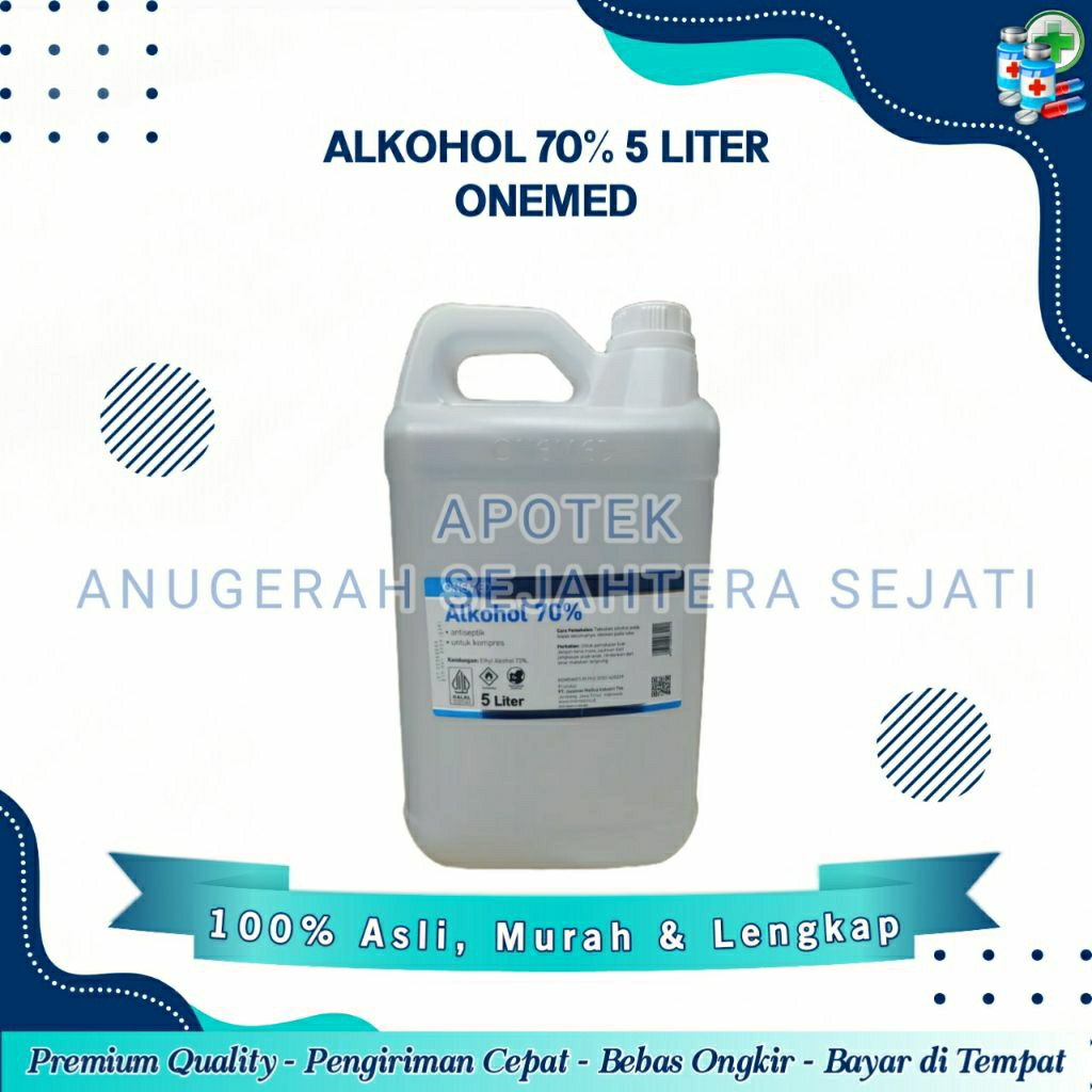 ALKOHOL 70% 5 LITER ONEMED