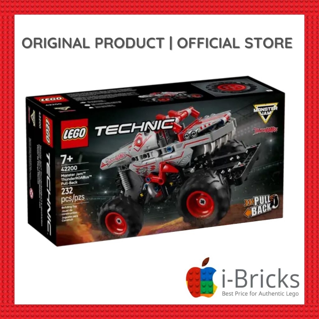 Lego Technic 42200 Monster Jam ThunderROARus Pull Back