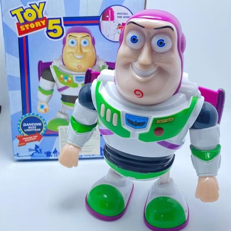 Mainan Anak robot Buzz Lightyear Dancing Battery