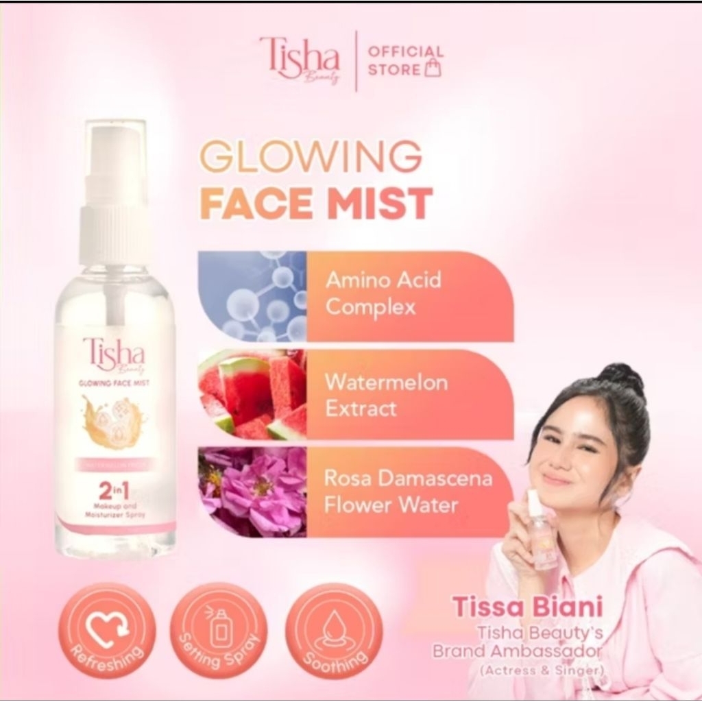 TISHA GLOWING FACE MIST 60ML