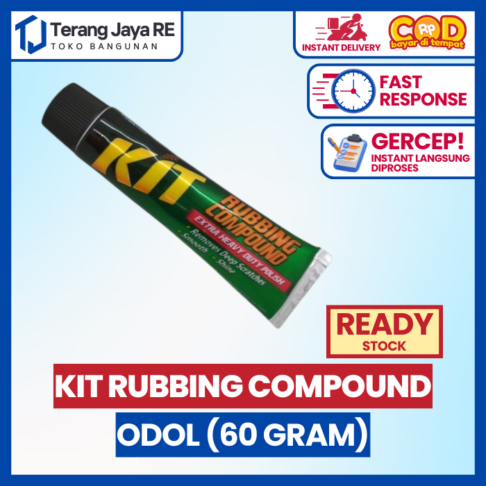 Kit Rubbing Compound Hijau Original