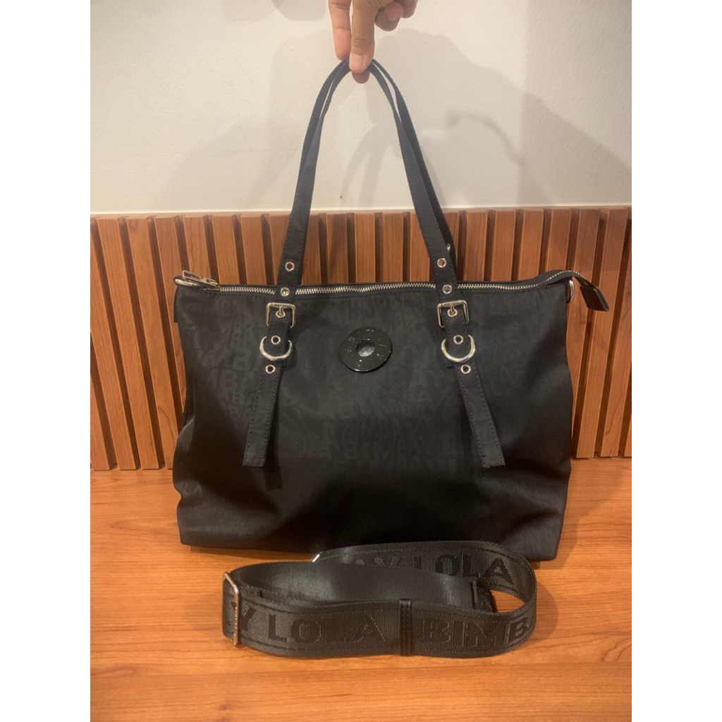 tote full black preloved