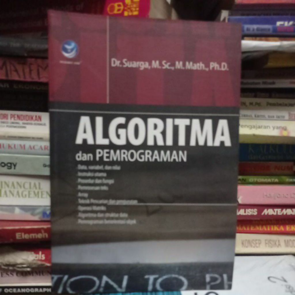 buku algoritma dan pemrograman original 100%