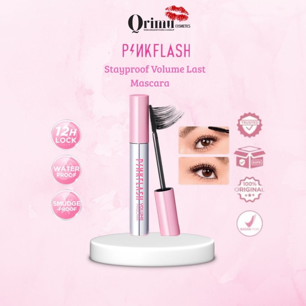 PINKFLASH Stayproof Volume Last Mascara Quick-drying Waterproof/Sweatproof